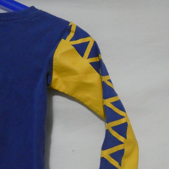 BABY GAP - size 2T | Blue Long Sleeve Shirt | Excavator Print Front and Sleeve - Picture 11 of 14